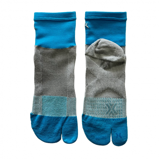 クロステーピングソックス 紙糸 タビ型 ミドル丈